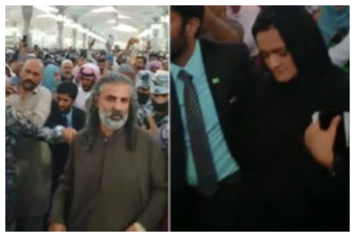 Pakistanis sloganeering