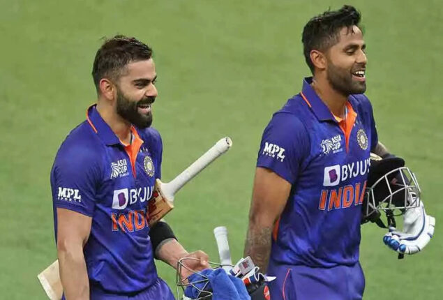 Suryakumar is delighted with the growing partnership he has with Virat Kohli