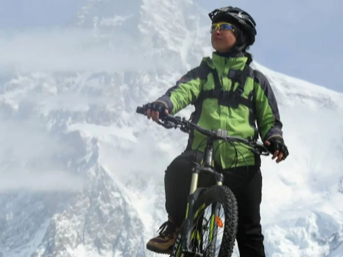 Samar Khan successfully ascends an unclimbed peak that is 5,610m high