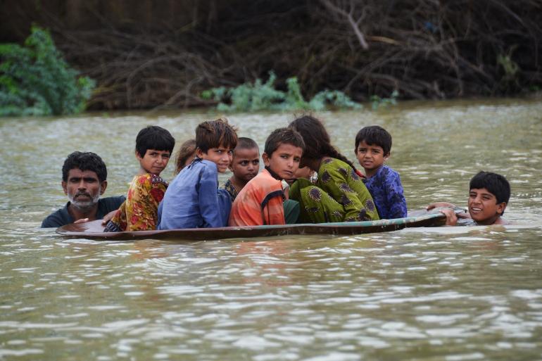 children floods