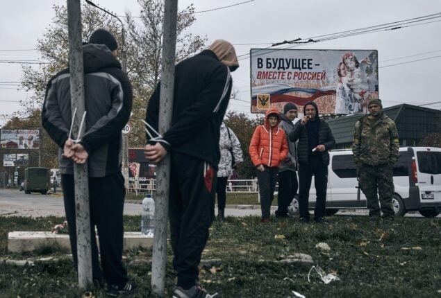 Zelensky: Russia committed war crimes in Kherson