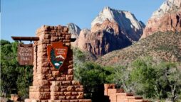 A visitor to Zion National Park dies while trekking with husband