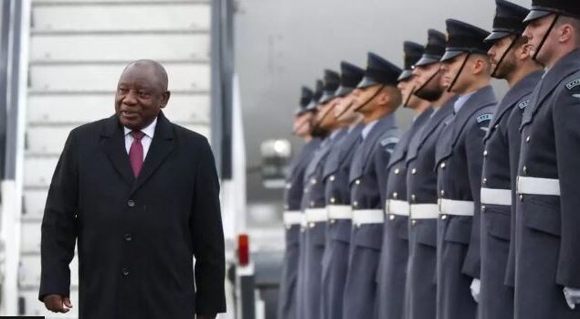 King Charles will receive the president of South Africa as a king
