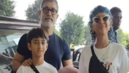 Aamir Khan, Kiran Rao and Azad jet out of Mumbai after Ira’s event