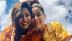 Alia Bhatt and Shaheen Bhatt pose for the cutest pic together
