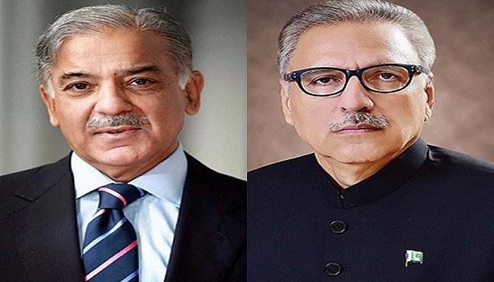 President Alvi PM Shehbaz