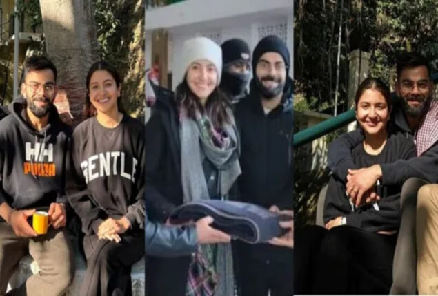 Anushka Sharma, Virat Kohli visit Uttarakhand ashram with Vamika