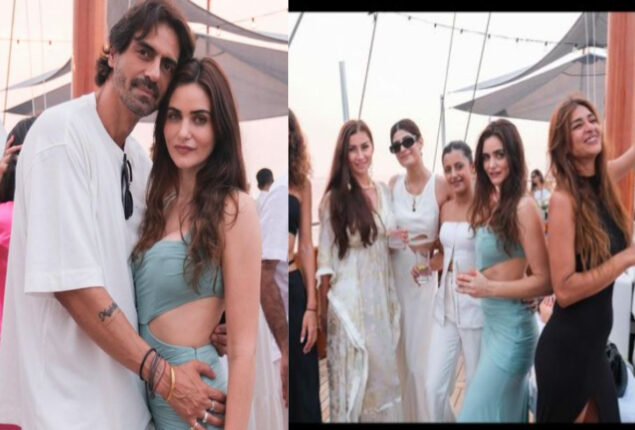 Arjun Rampal celebrates his birthday on a yacht with GF Gabriella