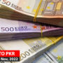 EUR TO PKR – Today Euro rate in Pakistan – 16 Nov 2022