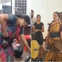 Viral: 56-year-old woman works out in sari and stuns internet