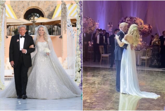 Donald Trump gave toast at daughter Tiffany Trump’s wedding