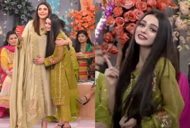 Mera Dil Ye Pukare Aaja viral girl dances on Nida Yasir morning show