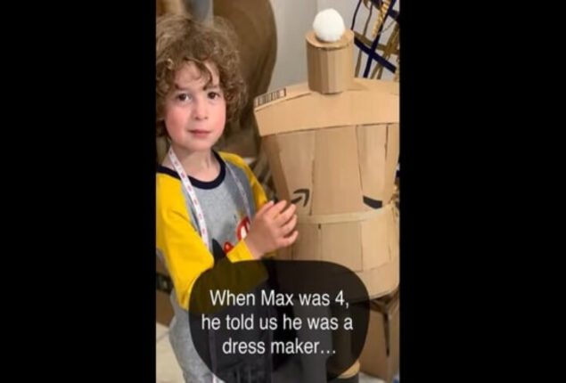 6-year-old fashion designer impresses netizens. Watch