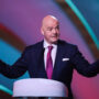 President Gianni Infantino of FIFA will run unopposed for a third term