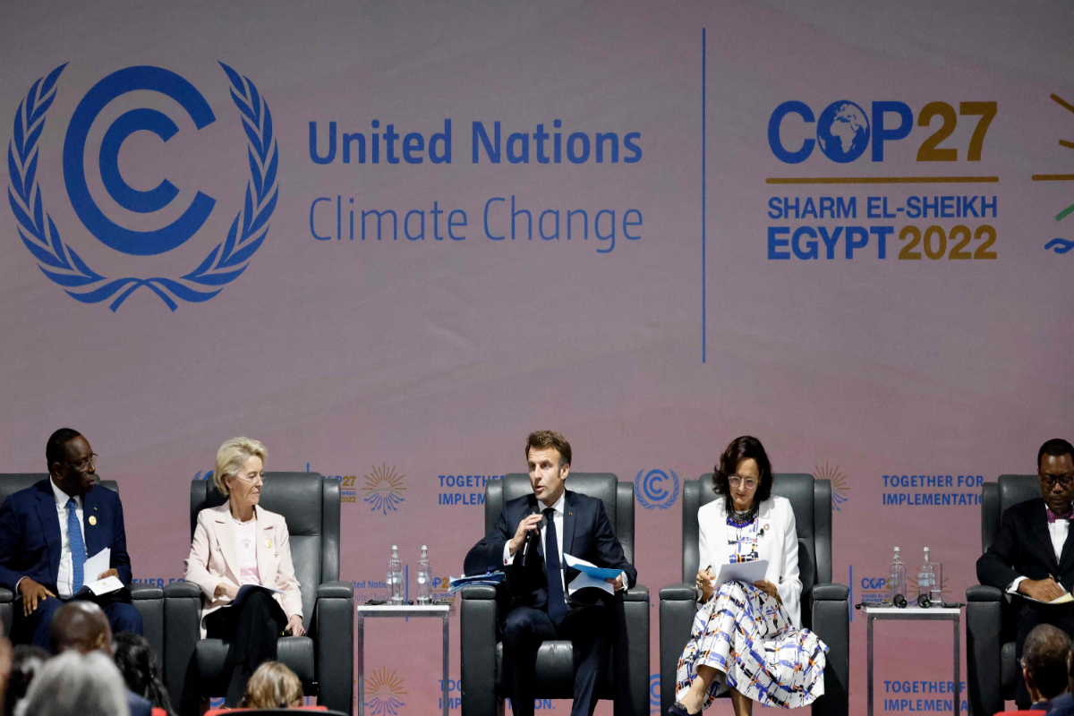 Climate talks at COP27