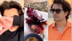 Ali Zafar breaks stereotypes as he cuts onions with teary eyes