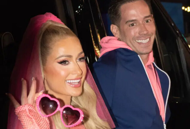 Paris Hilton and Carter Reum celebrates first anniversary party