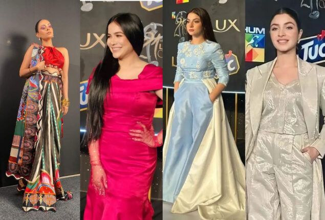 Lollywood stars lit the red carpet with glamour at Lux Style Awards 2022