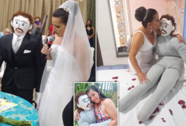 Woman ‘Married’ to rag doll says relationship ‘Hanging on a Thread’