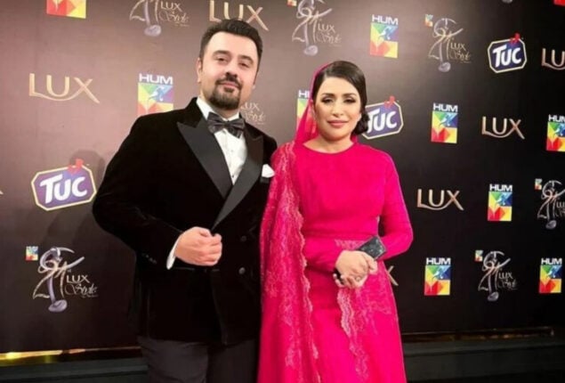 Ahmad Ali Butt’s wife Fatima Khan looks stunning at Lux Style Awards 2022
