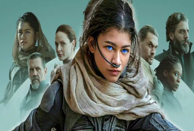 Zendaya posts a set photo from “Dune 2” in Abu Dahbi