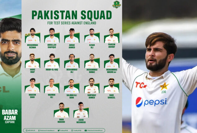 Shaheen Afridi won’t play in the Test series between Pakistan and England