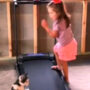 Watch viral: Young girl teaching her pet cat how to use treadmill