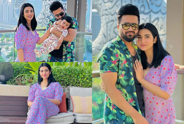 Lovely pictures of Sarah Khan and Falak Shabir from Dubai
