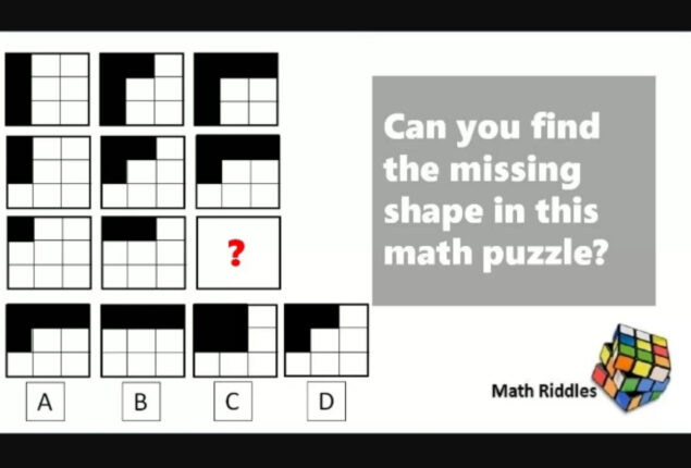 Math Riddles: Solve the challenging missing-shape puzzles