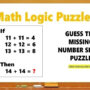 Math Riddles: Can you solve these math logic puzzles?