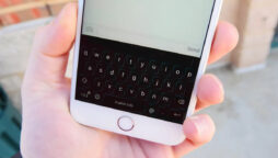 iPhone hidden keyboard