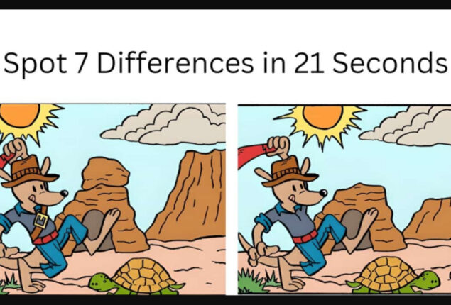 Can you identify seven differences in only 21 seconds?