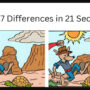 Can you identify seven differences in only 21 seconds?