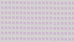 Eye-Testing Optical Illusion: Find Z among Ns