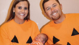 Scotty and his wife Gabi to celebrate “one week with their little pumpkin”