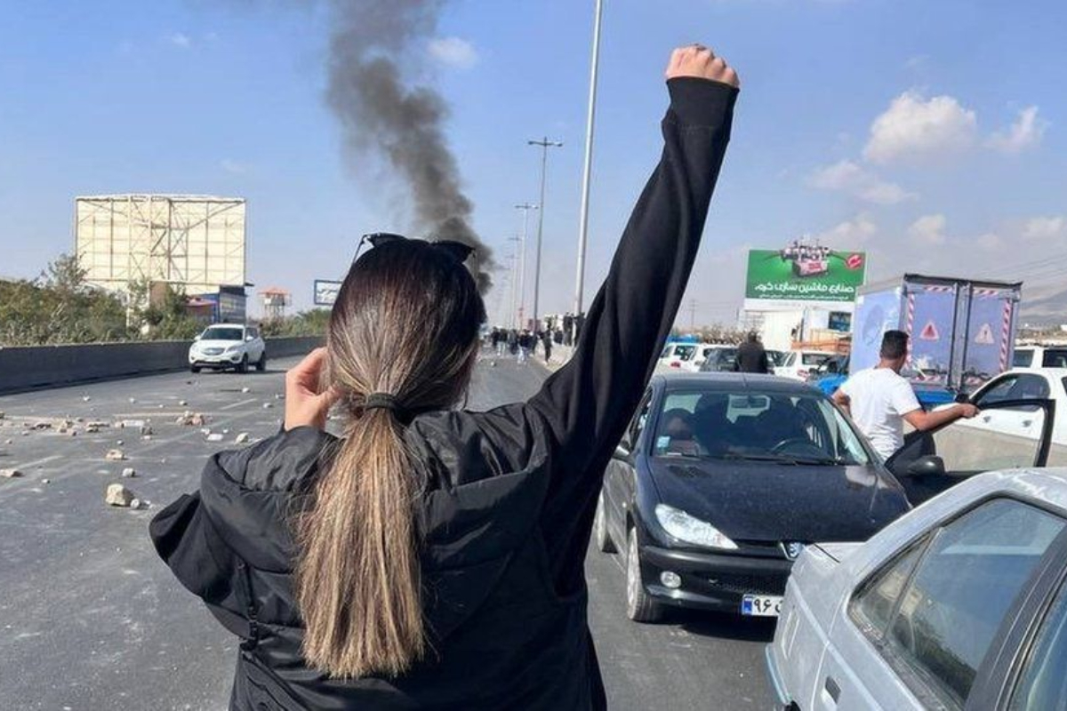 Iranian police shoots on mourners of female protester