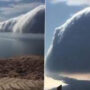 Old video of a rolling cloud on Lake Michigan has gone viral. Watch