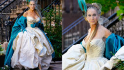 Sarah Jessica Parker re-created bradshaw’s wedding look — with a twist!