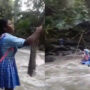 Watch: Girl ziplining over river to school becomes famous