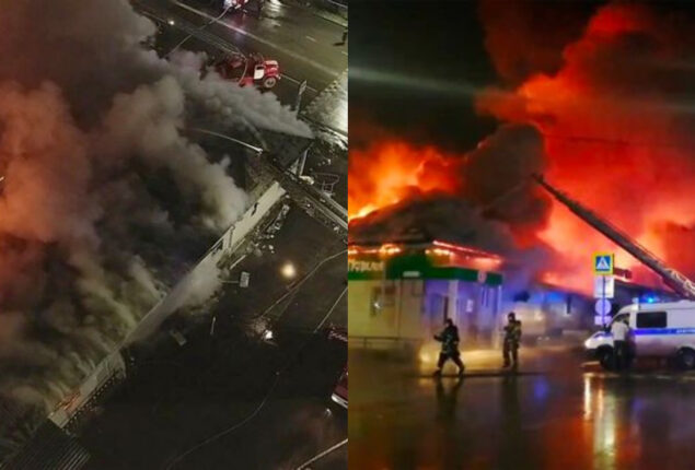 Russian soldier ignites nightclub fire killing 15 people