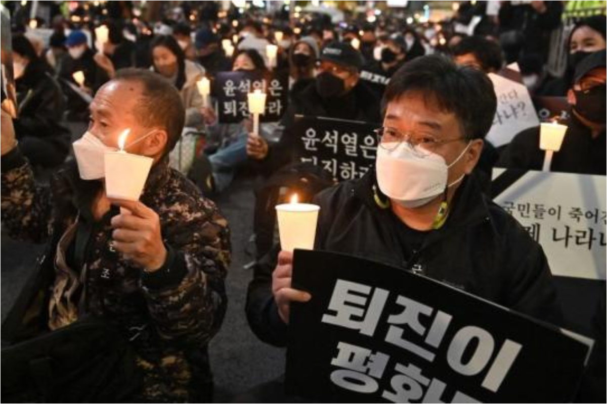 Thousands rally in South Korea for youth justice