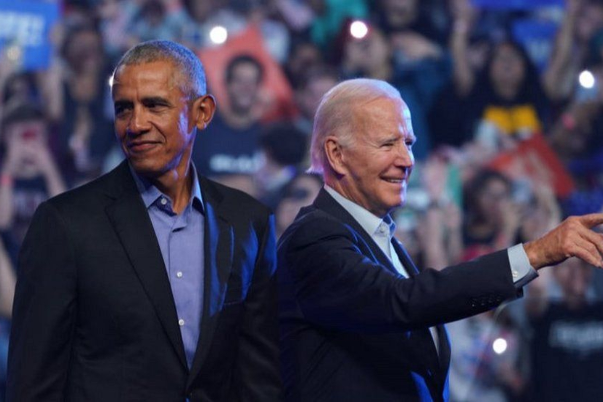 Dueling US presidents arrives in Pennsylvania, crucial swing state