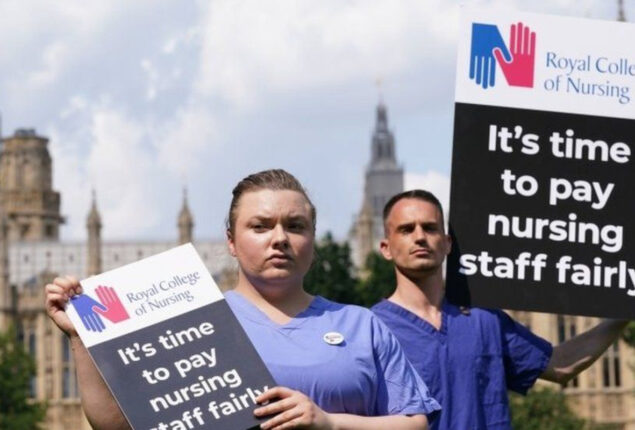 Largest-ever strike sets by nurses is planned