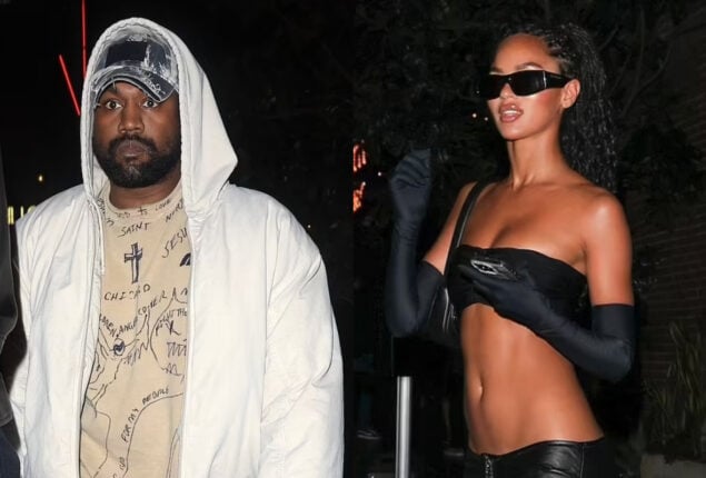 Kanye West went out with girlfriend Juliana Nalu on casual dinner in LA