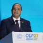 The Egypt’s president demands to end to the war in Ukraine, at major climate conference