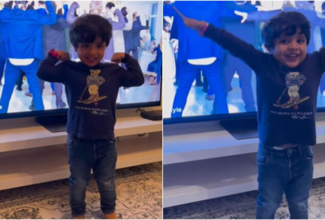 2-year-old boy imitates Norwegian dance crew Quick Style: Watch