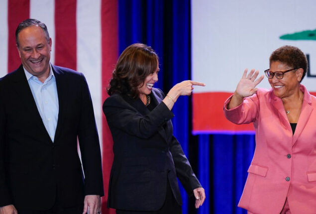 Vice President Harris spends Election Day in Los Angeles