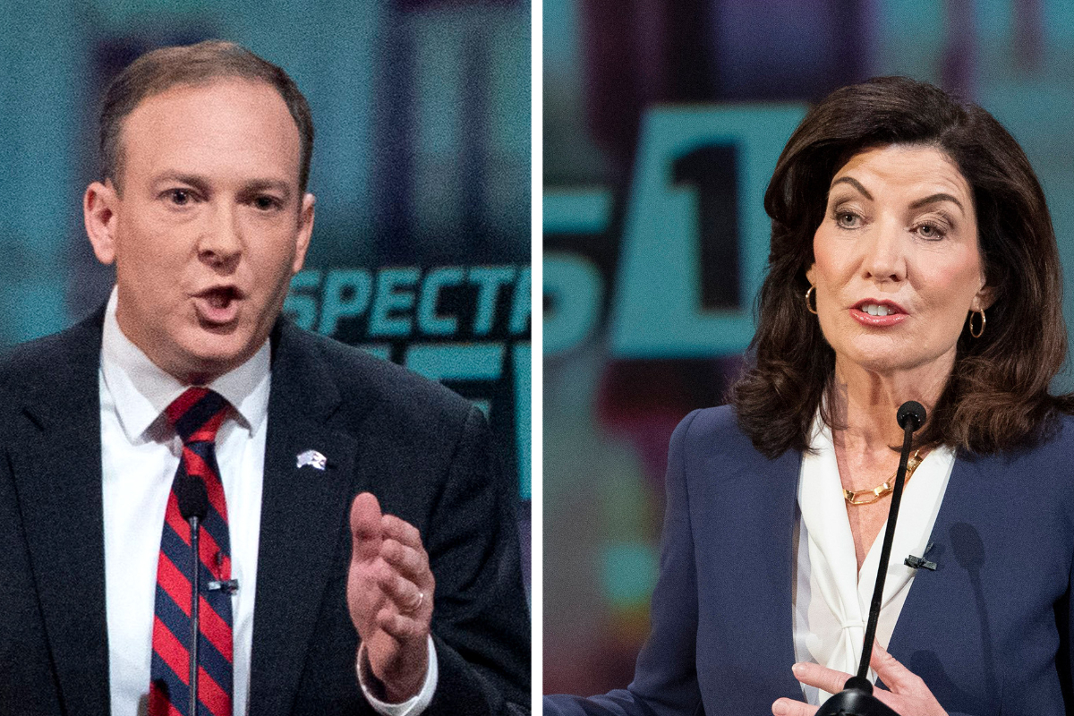 Kathy Hochul says Zeldin has "soundbites" but she has "sound policy"