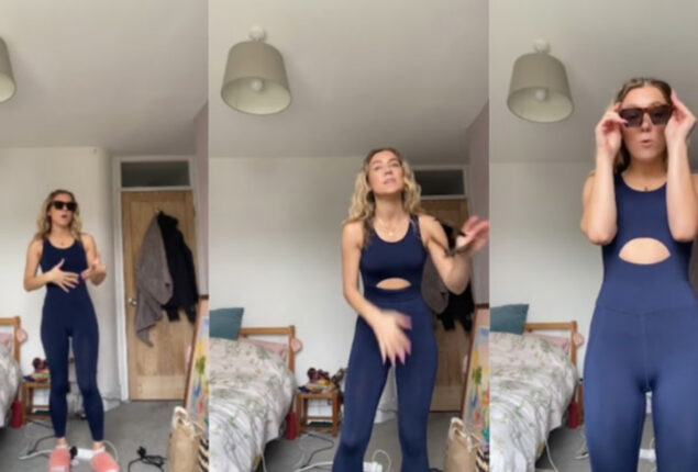Woman tried to scared