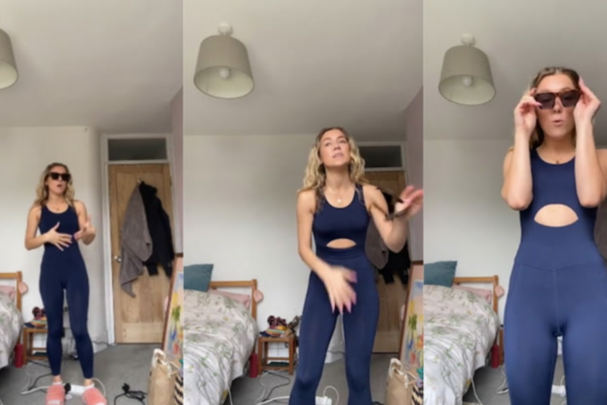 Woman tried to scared